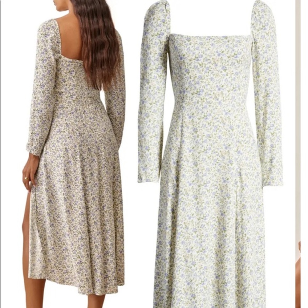 Reformation Sigmund Dress Pixie💜 - Picture 2 of 6